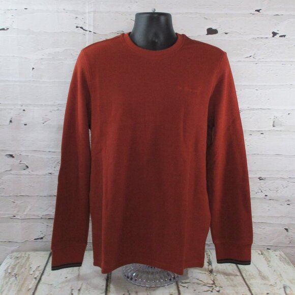 Ben Sherman Waffle Knit Thermal Pullover Sweater - Picture 1 of 7